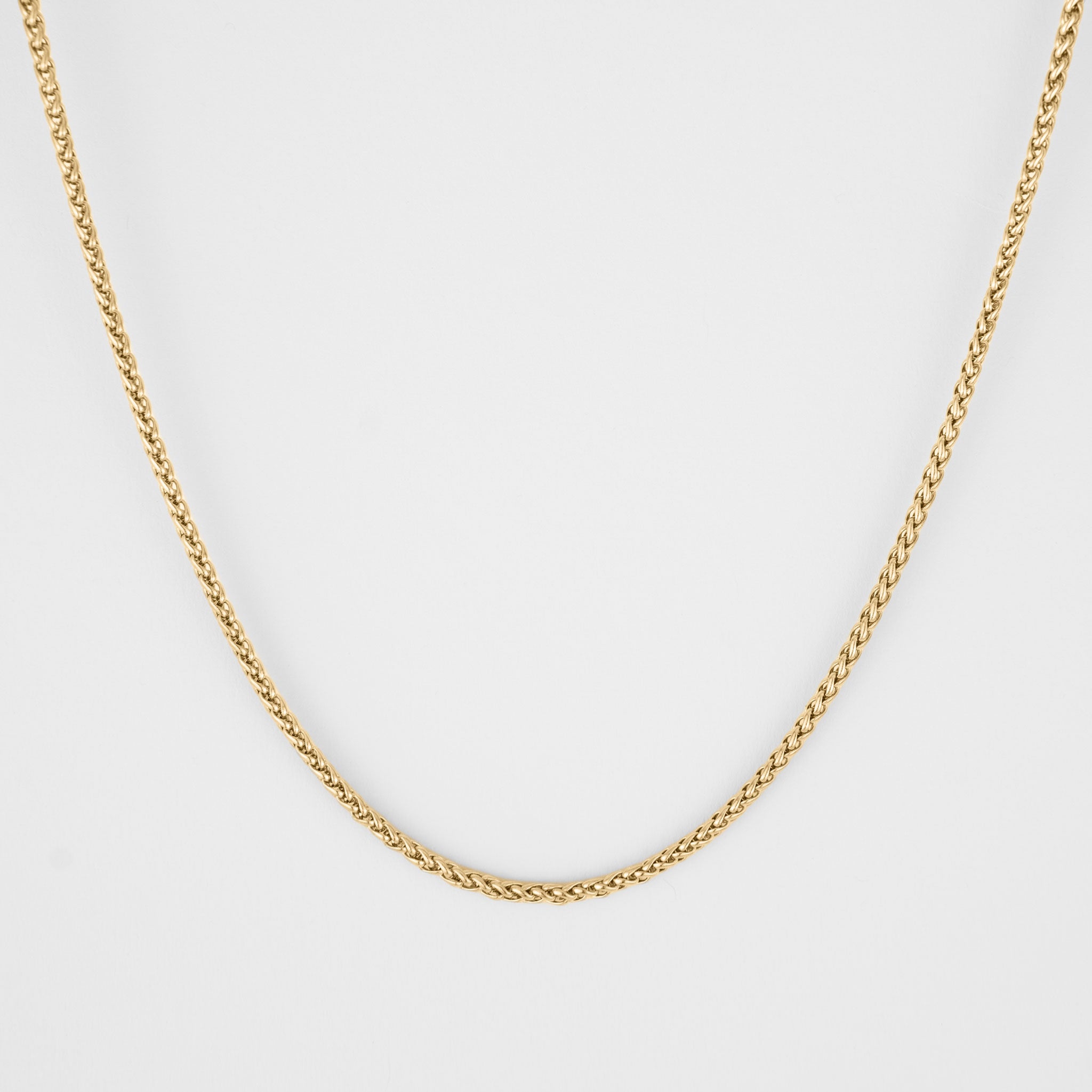 Wheat Chain (Gold) 2 mm