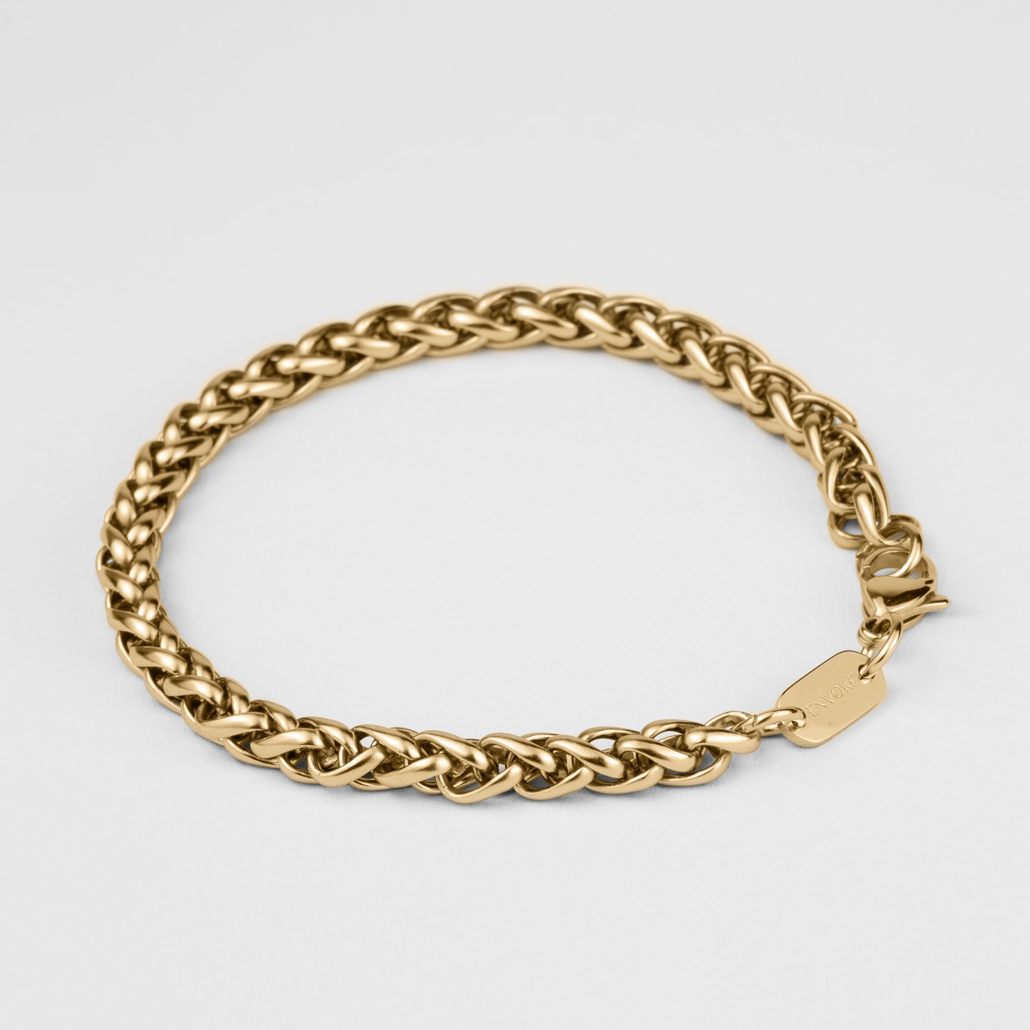 Wheat Bracelet (Gold) 5 mm