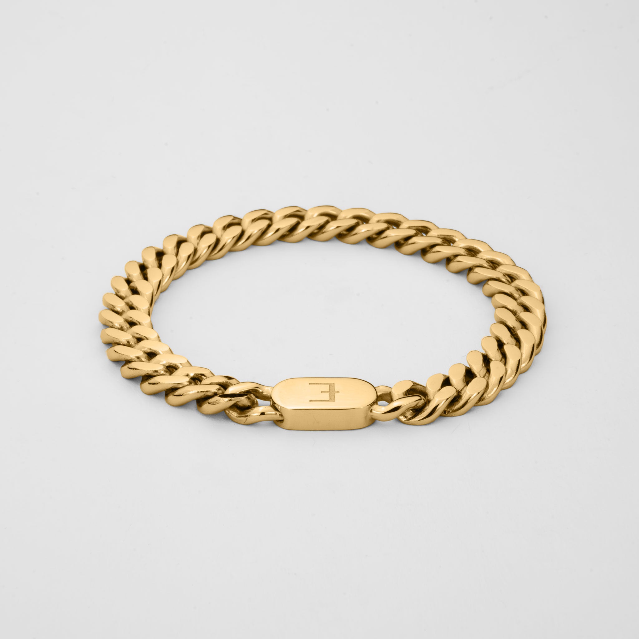 Cuban Bracelet (Gold) 8 mm