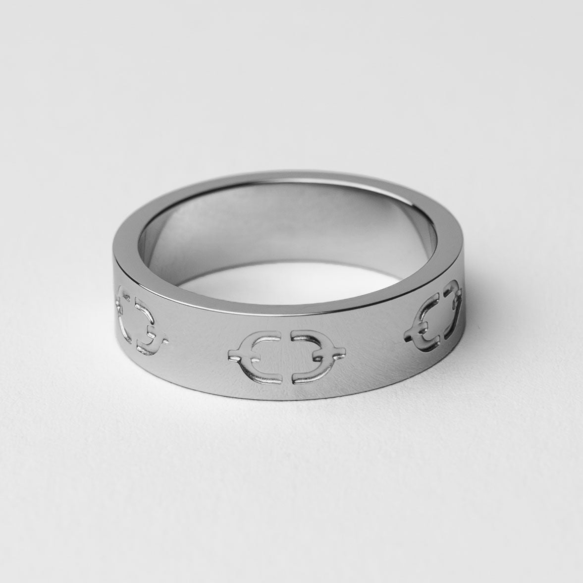 Monogram Ring (Silber)