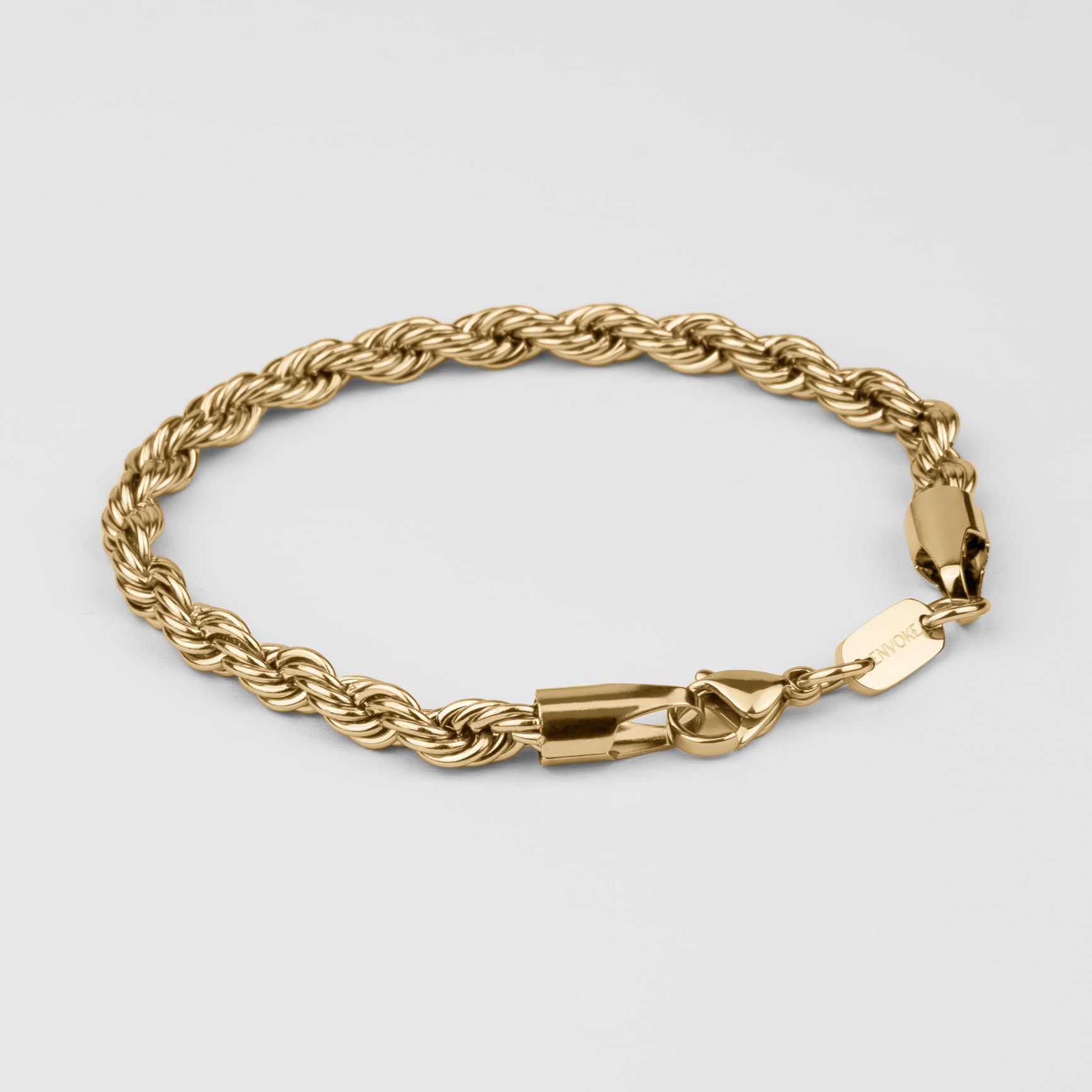 Rope Bracelet (Gold) 5 mm