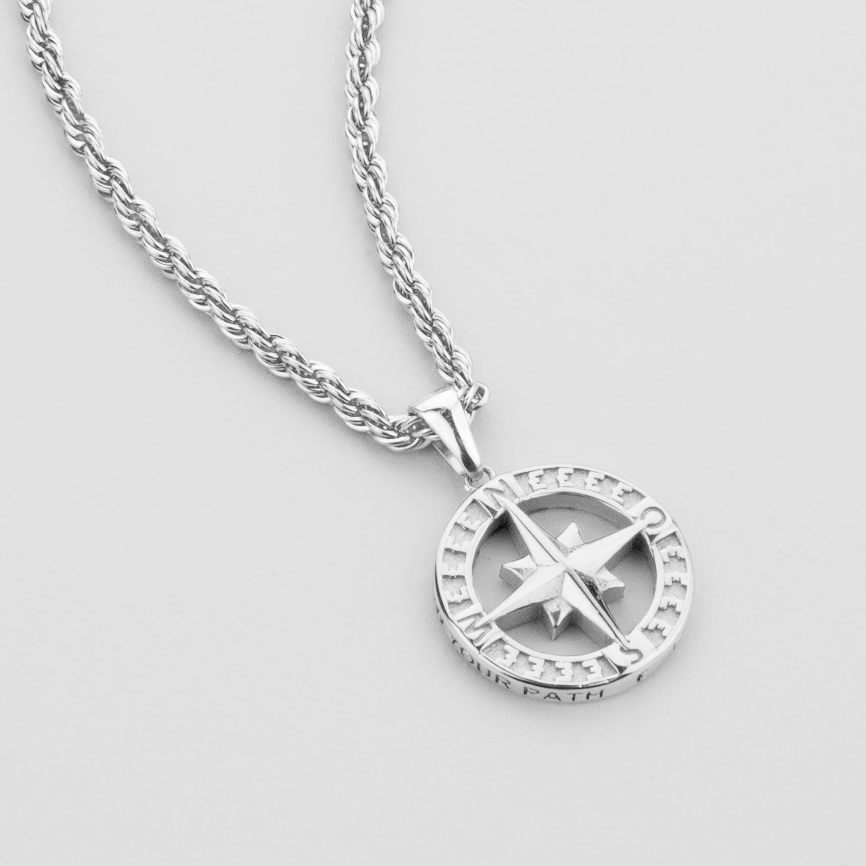 Kompass Pendant (Silber)